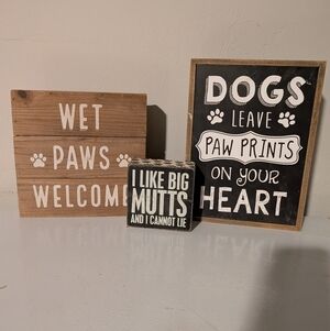 Dog Themed Signs (3)